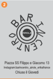 2 - Bar In centro